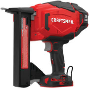Craftsman 18 gauge cordless brad nailer white background beauty shot right side angle