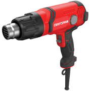 Photo of Craftsman heat gun CMEE531, red and black, shown from right side on white background.