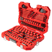 Craftsman red hard tool case with handle, side view, CMMT12033L visible on white background