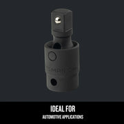 Craftsman black socket adapter CMMT19492, front angle, tool graphics for automotive use.