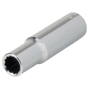 Craftsman chrome deep socket tool, twelve-point, side angle, CMMT43301