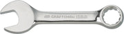 Photo of Craftsman 19mm combination wrench, chrome finish, SKU CMMT44120, on white background.
