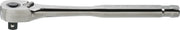 Photo of Craftsman CMMT82012 chrome ratchet wrench with polished finish, side angle on white background.