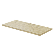 A rectangular wooden workbench top with a light wood finish, shown against a white background.