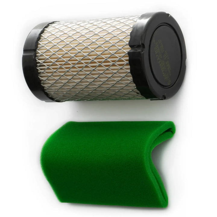 Craftsman air filter and foam pre-filter CMXGZAM110136 white background beauty shot front angle