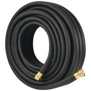 Craftsman rubber garden hose CMXMHBB16502 white background beauty shot front angle.